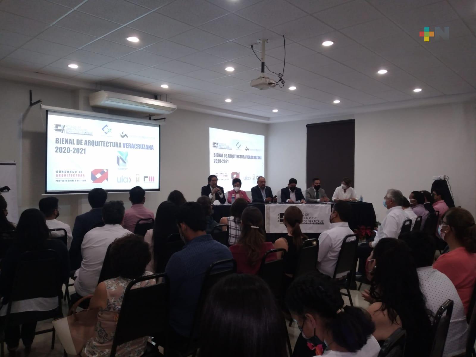 Reconoce a arquitectos veracruzanos por proyectos sustentables