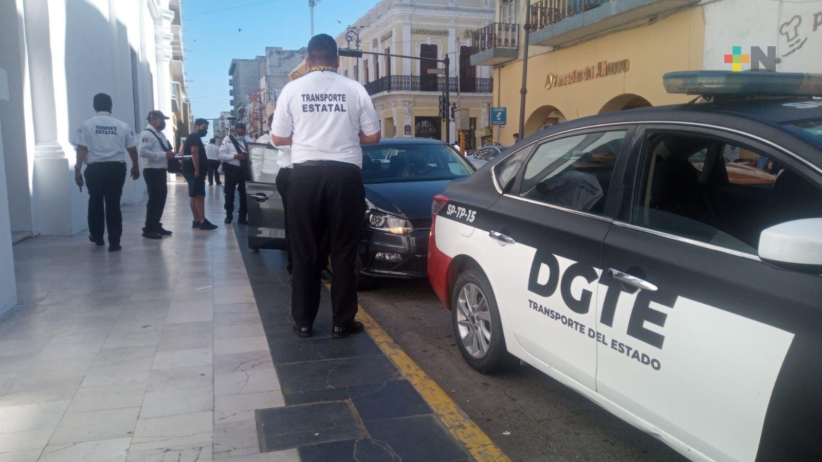 Detiene SSP a conductor de InDriver en Veracruz