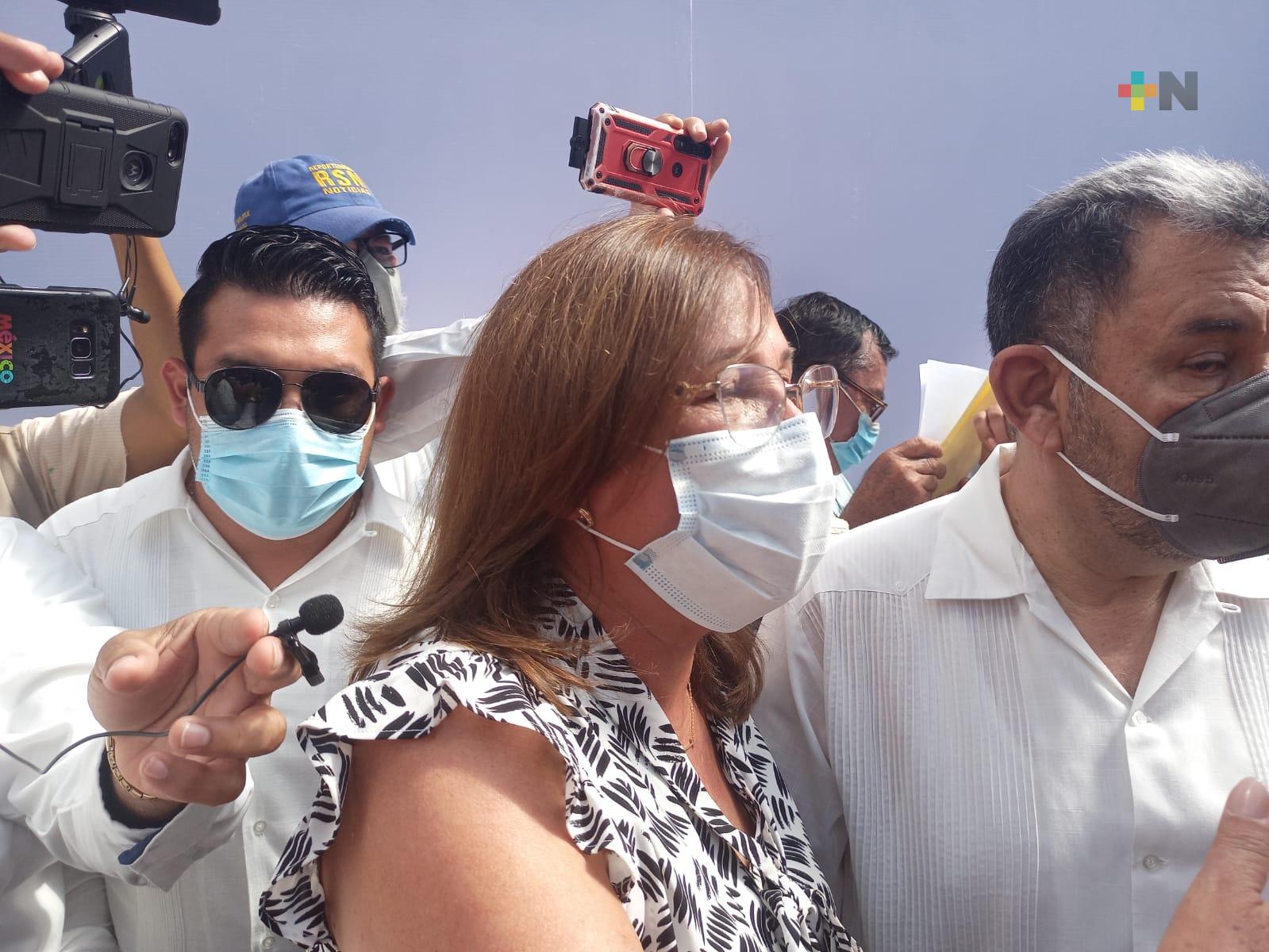 Refrenda Rocío Nahle apoyo al sur de Veracruz