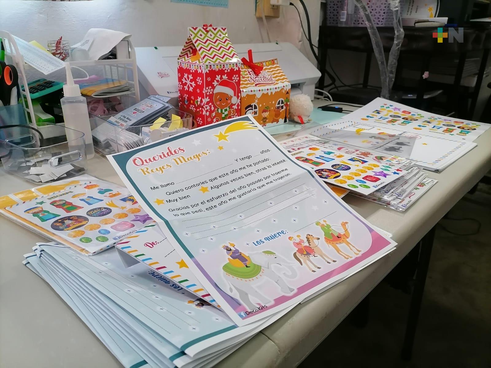 Joven emprendedora diseña y distribuye cartas oficiales para Reyes Magos