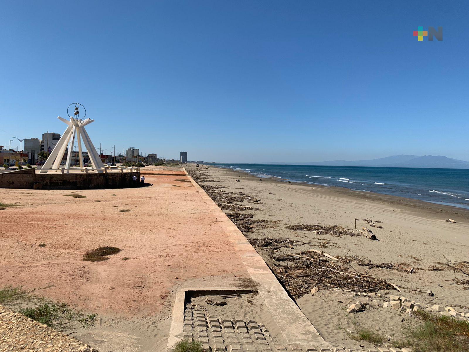 Ambiente diurno cálido y bajo potencial de lluvias en la entidad veracruzana