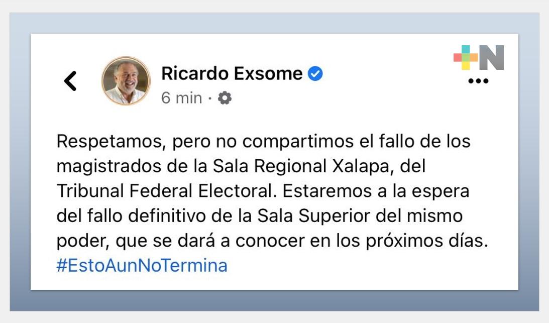 Sala Regional del TEPJF regresa triunfo al PAN en Veracruz, Morena anuncia que va a Sala Superior