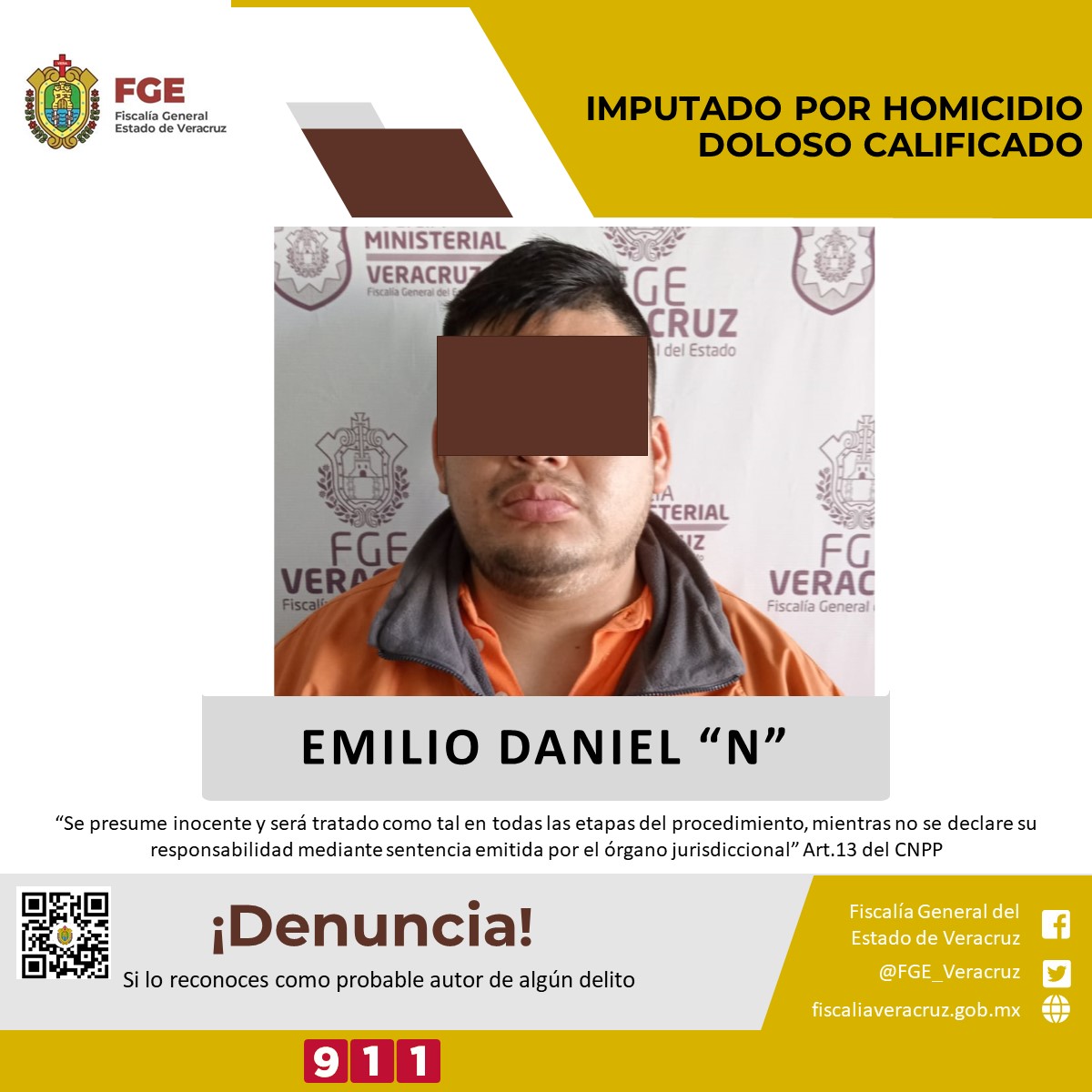 Presunto homicida de exalcalde es imputado en la zona centro