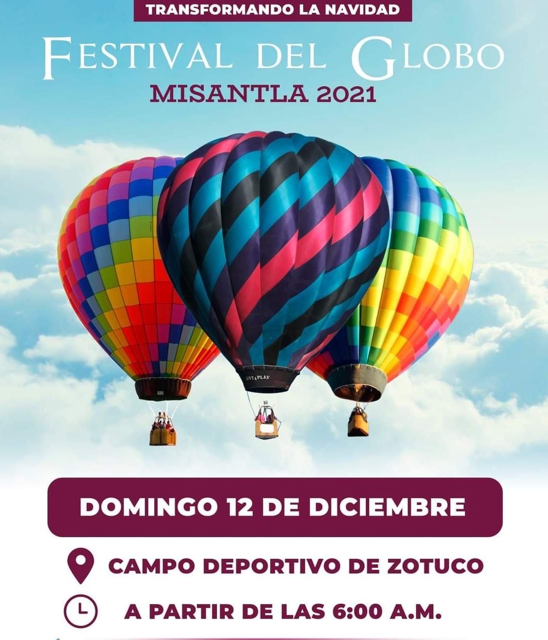 Próximo 12 de diciembre el Festival del Globo Misantla 2021