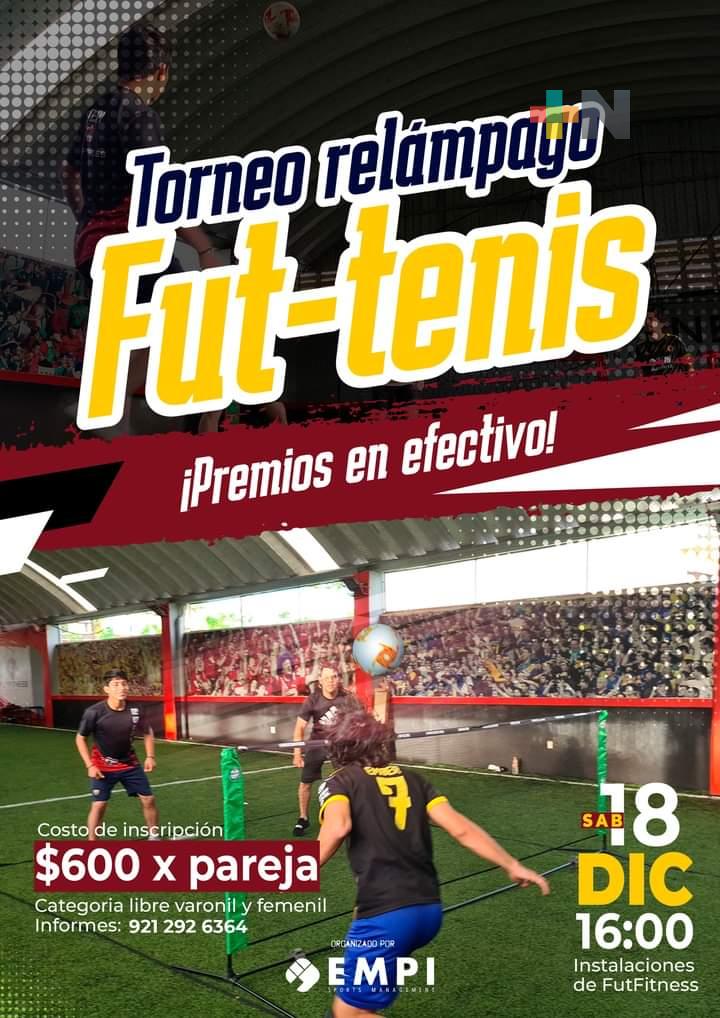 Realizarán «Torneo Relámpago de Fut-tenis»