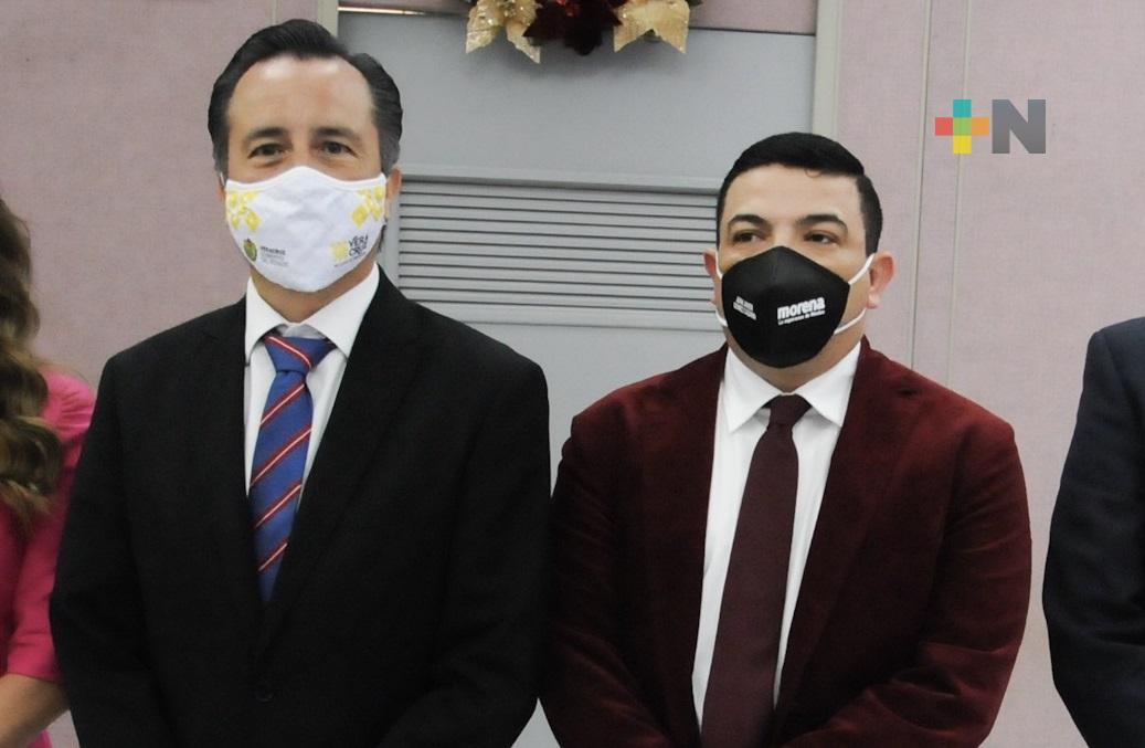 Respaldo presidencial a Cuitláhuac García es porque es uno de los mejores gobernadores que ha tenido Veracruz: Gómez Cazarín