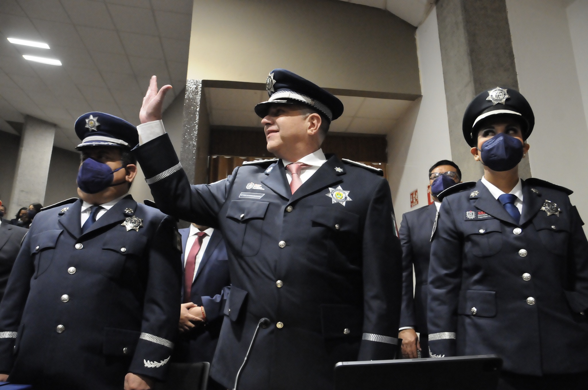 Titular de SSP Hugo Gutiérrez Maldonado comparece ante Congreso del Estado