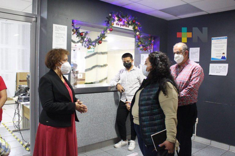 Realiza la titular del PJEV recorrido por juzgados de Distrito Judicial de Xalapa