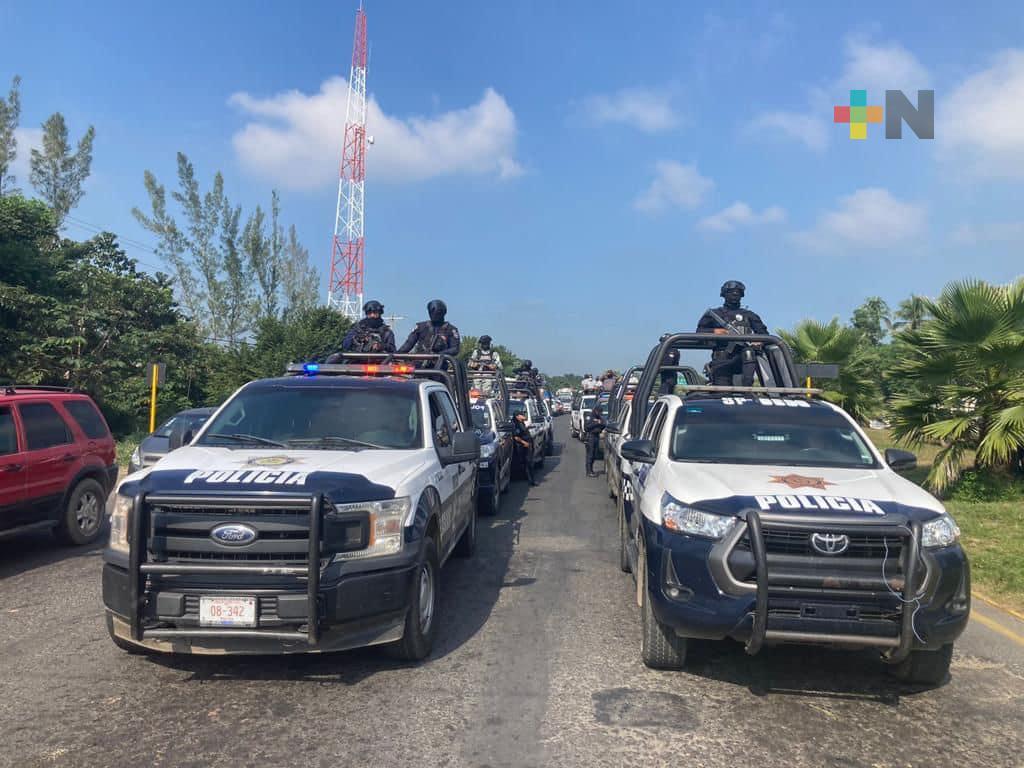Despliega SSP operativo Guadalupe- Reyes en la entidad