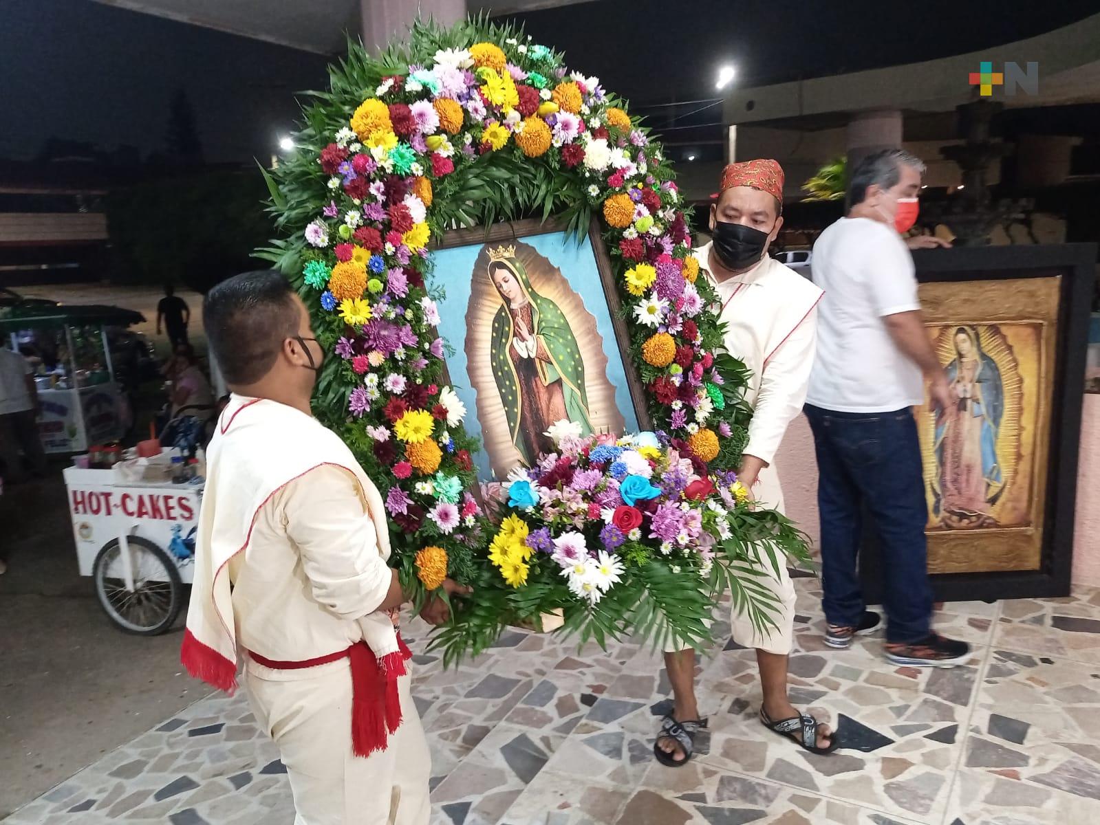 Se vivió el fervor guadalupano en Coatzacoalcos
