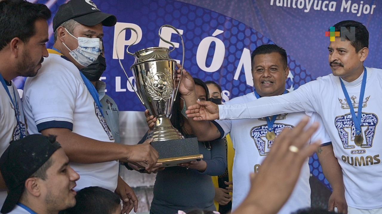 Ayuntamiento de Tantoyuca continuará apoyando el deporte