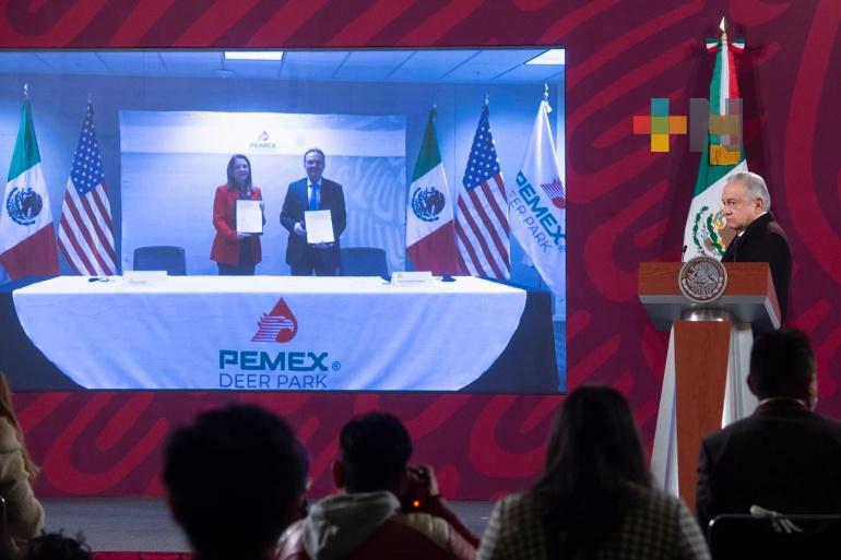 Refinería Deer Park en Texas, es propiedad de la nación, afirma el presidente