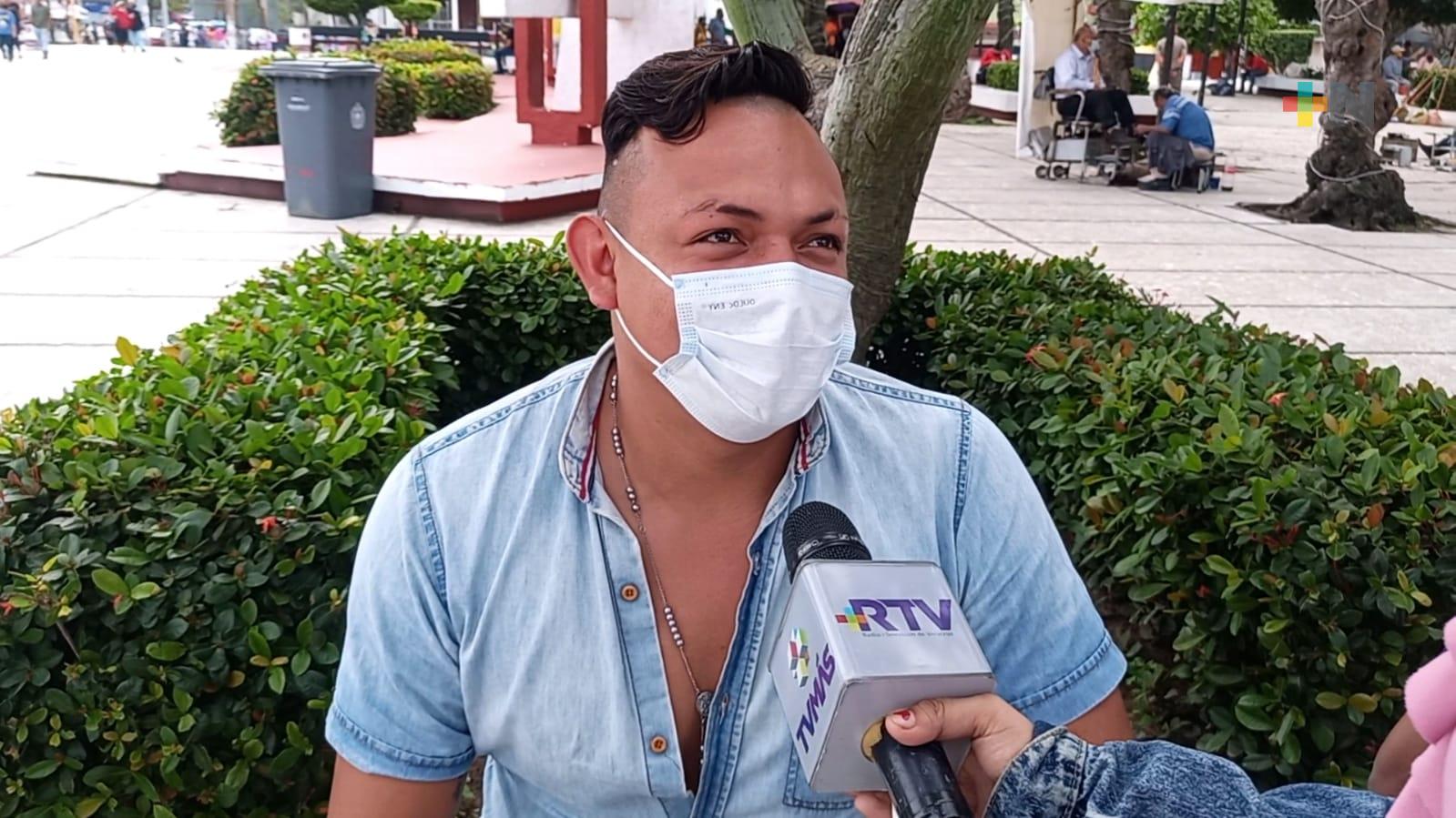 Coatzacoalqueños siguen aplicando medidas sanitarias para evitar Covid