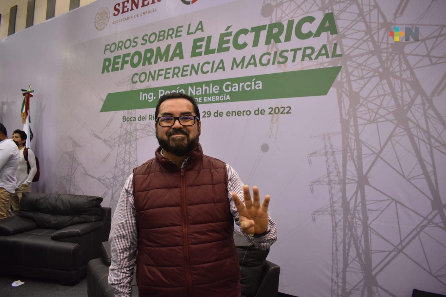 La Reforma Eléctrica va, no hay vuelta de hoja: Sergio Guzmán Ricárdez