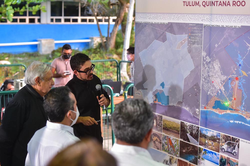 Anuncia AMLO inversión de 10 mil mdp para obras de infraestructura en Cancún y Tulum