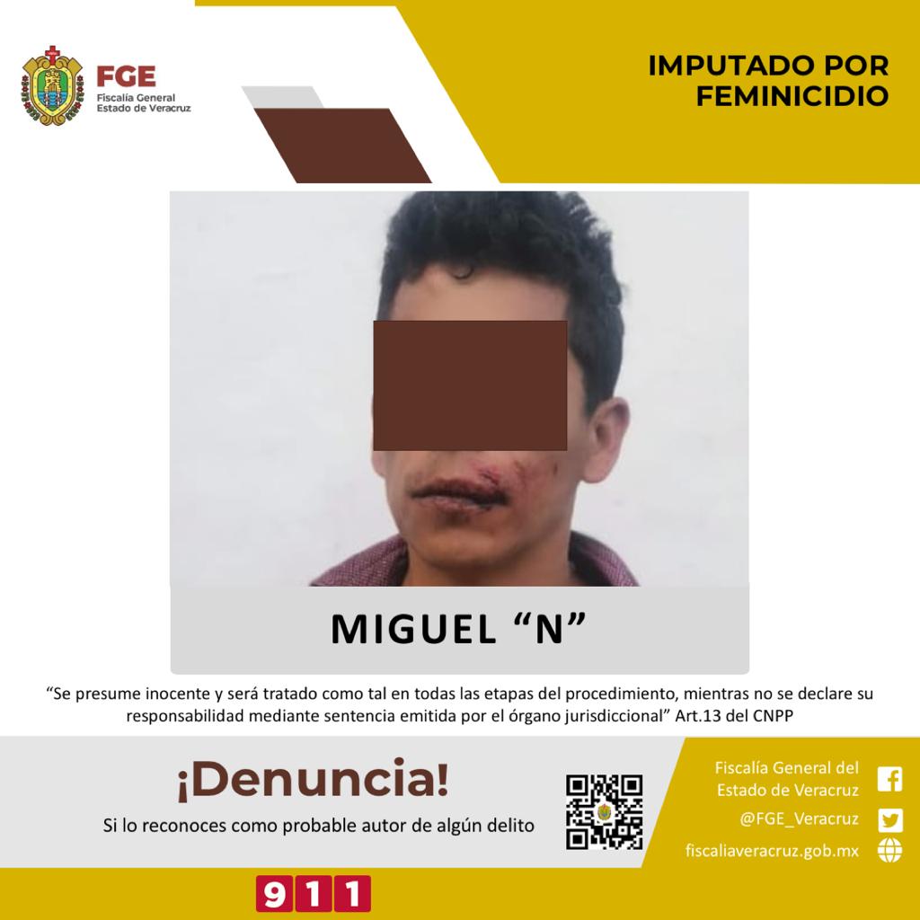 Probable feminicida es imputado en San Andrés Tuxtla