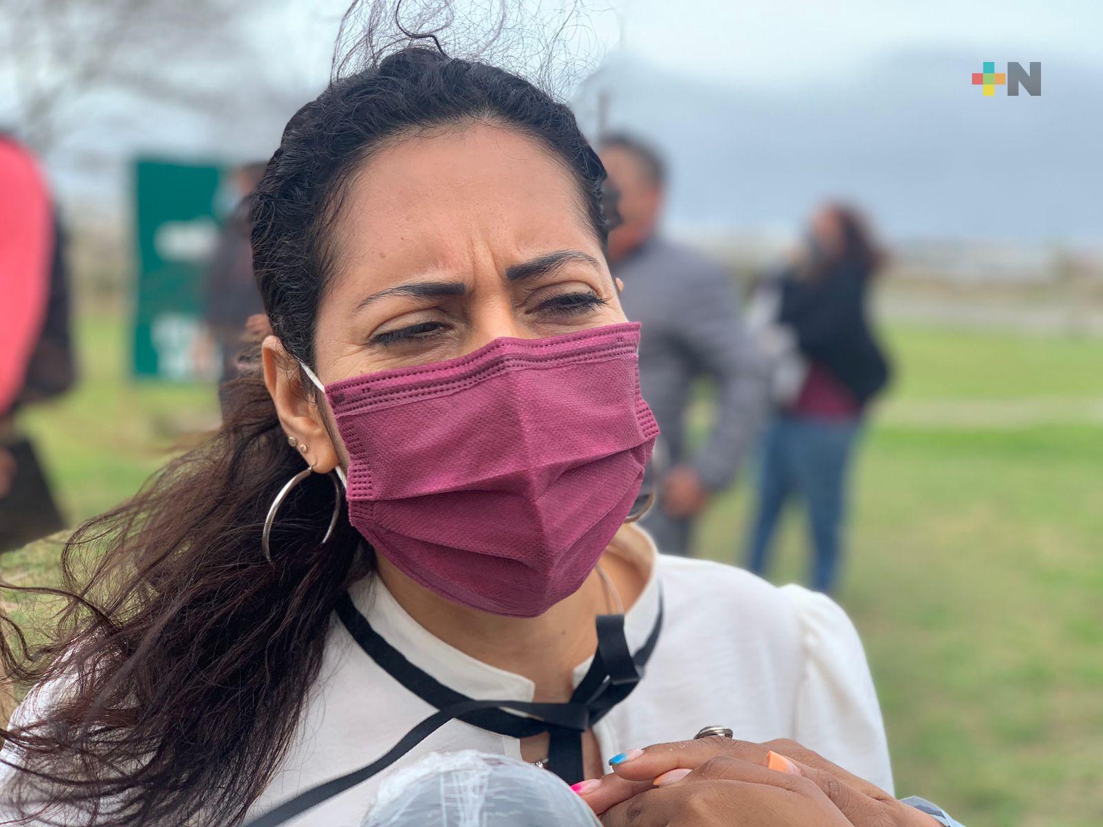 Seguimos gestionando recursos para aplicarlos en puente Coatzacoalcos I: Tania Cruz