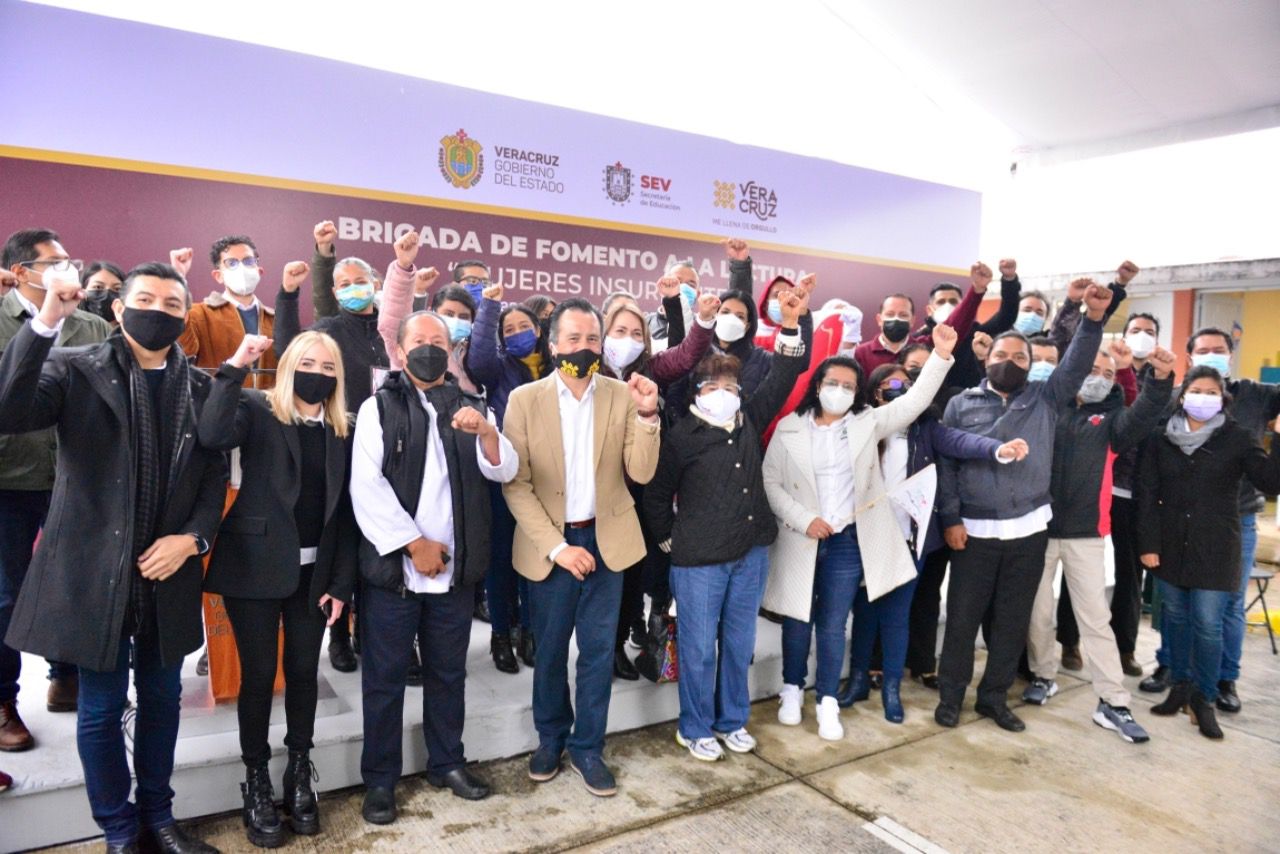 Pone en marcha Cuitláhuac García las brigadas de fomento a la lectura “Mujeres Insurgentes”