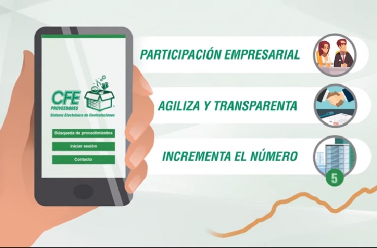 APP CFE Proveedores, herramienta digital que promueve la participación empresarial
