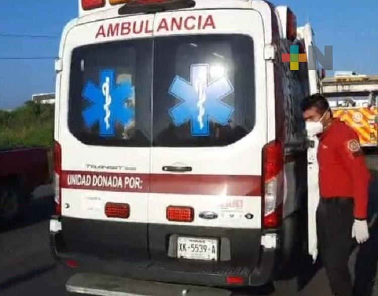 Accidente en carretera Costera del Golfo deja tres nacionales y ocho migrantes lesionados