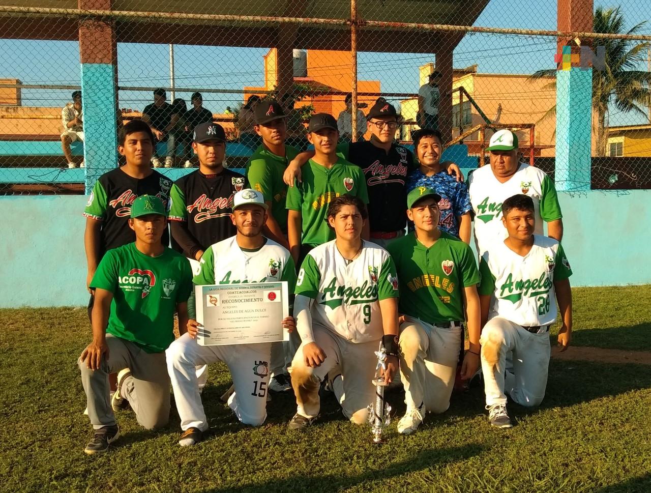 Ángeles de Agua Dulce por el título de la Liga Instruccional de Beisbol Zona Sur