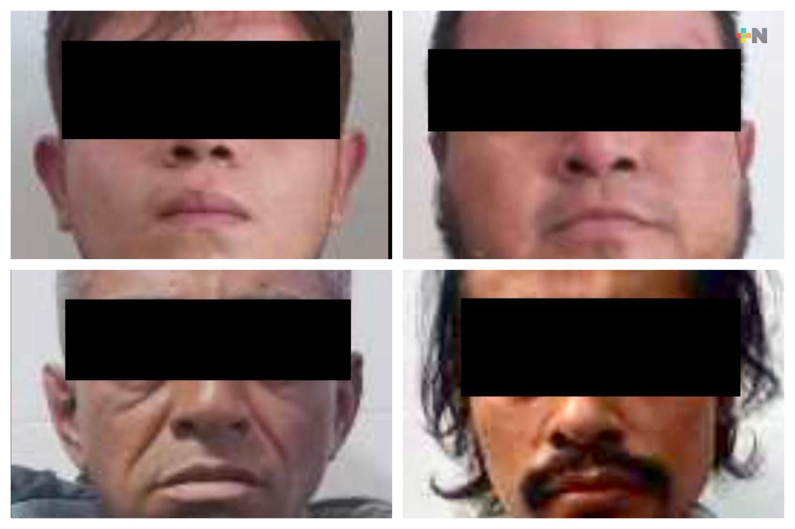 Captura SSP a cuatro presuntos integrantes del CJNG en Córdoba