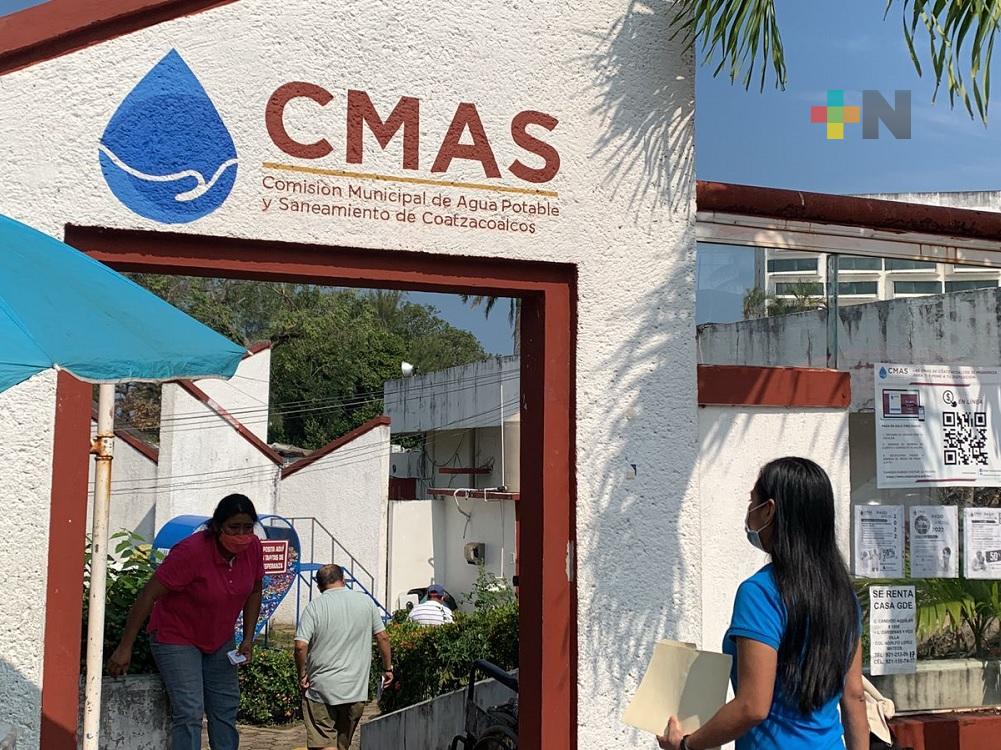 Más de un 30% de usuarios realizan pago anual anticipado: CMAS Coatzacoalcos