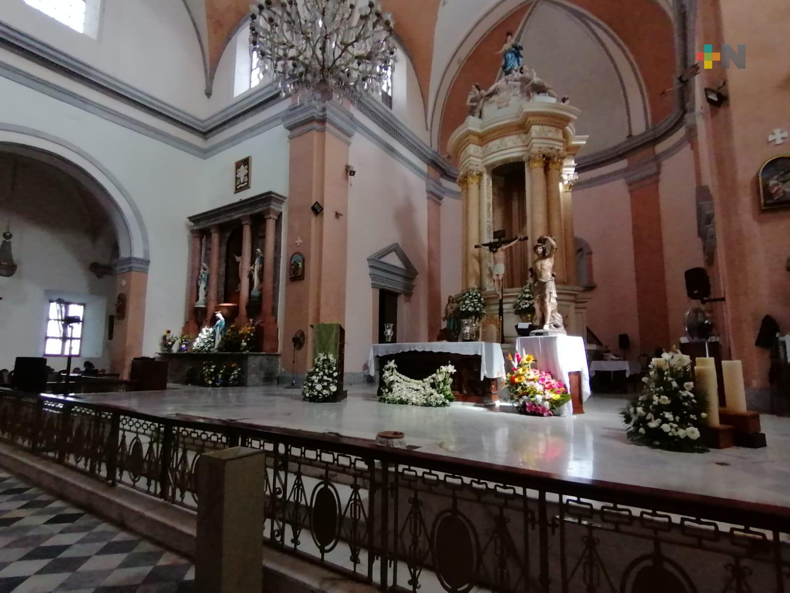 Realizarán procesión de la imagen de San Sebastián en cinco hospitales de la ciudad de Veracruz