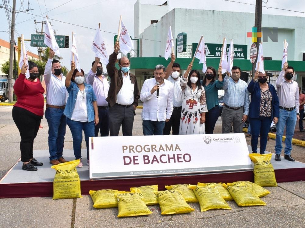 Con programa emergente de bacheo han reparado 690 puntos en Coatzacoalcos