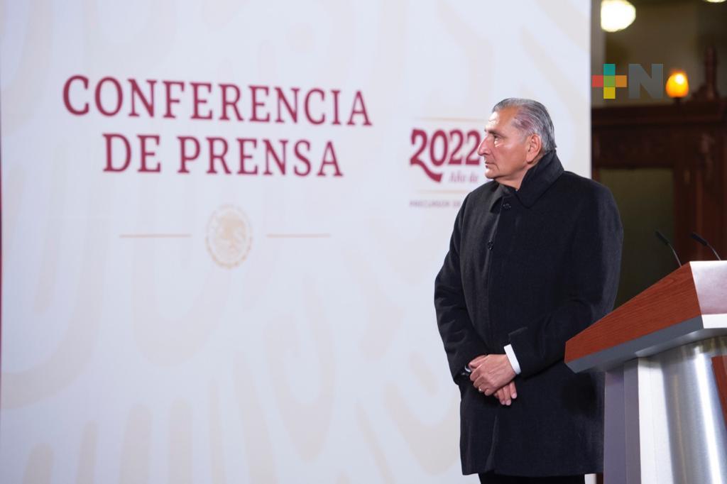 Modificaciones en gabinete fortalecerán el trabajo en equipo: Adán Augusto López