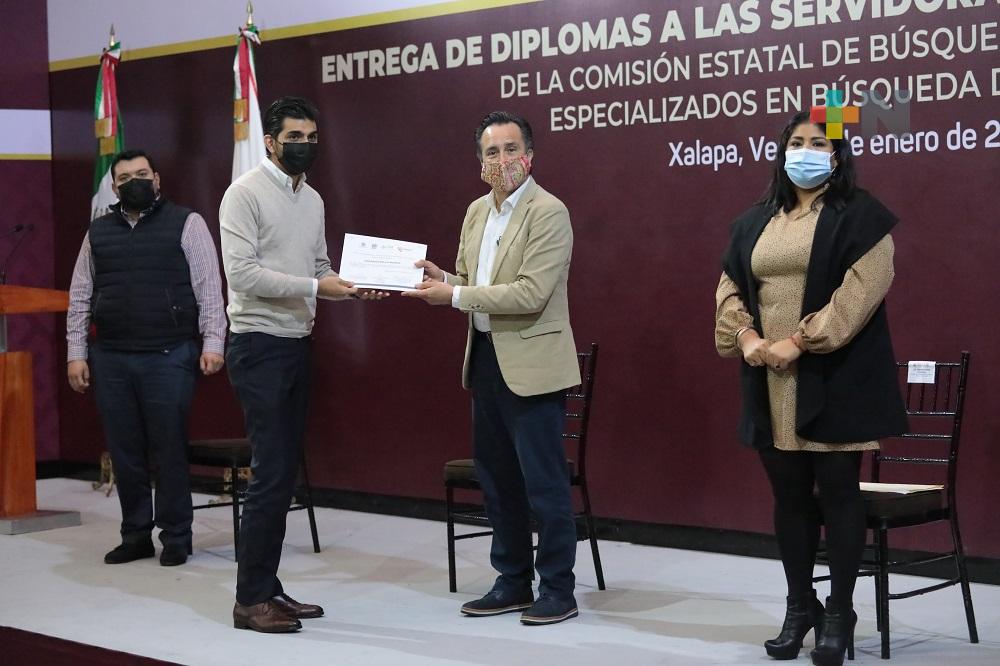 Responde Gobierno de Veracruz a solicitud de colectivos, índices de localización en 2021 fueron de 70%: CEB