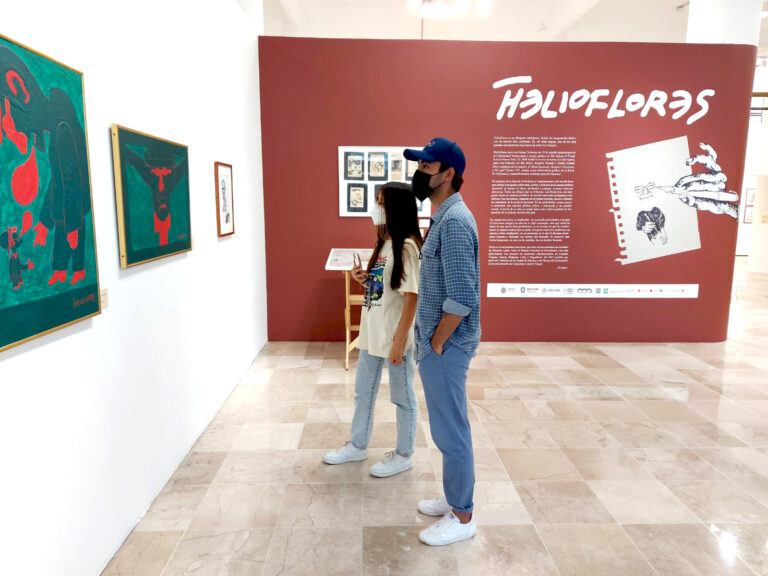 Visita la exposición Helioflores en la Pinacoteca Diego Rivera