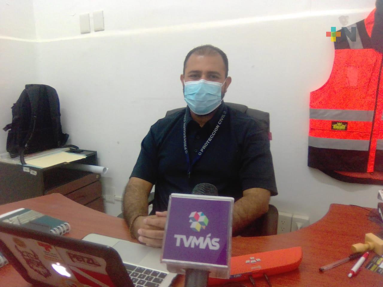 Estiman rachas de hasta 110 kilómetros por hora en Boca del Río