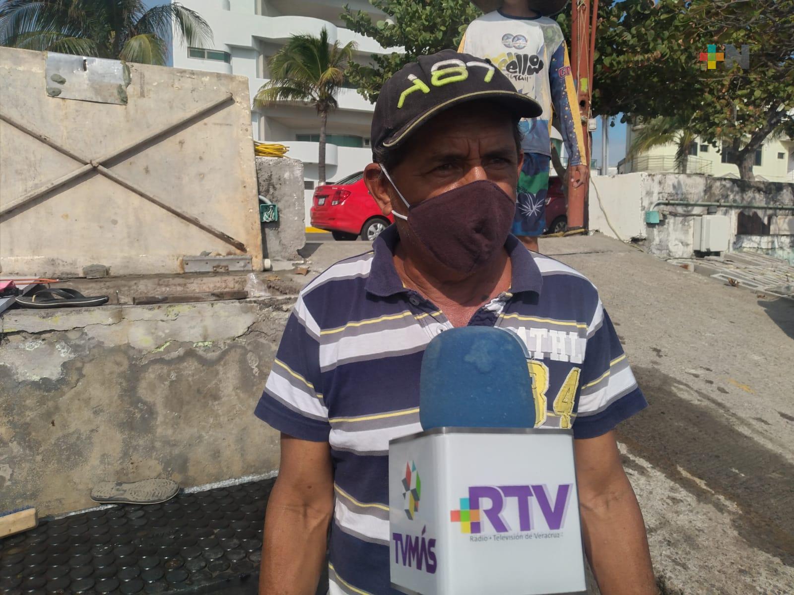 Decrece actividad pesquera por época invernal