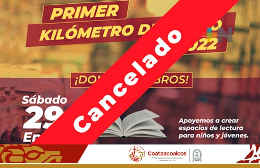 Se suspende en Coatzacoalcos «Kilómetro del libro» a causa de contagios Covid