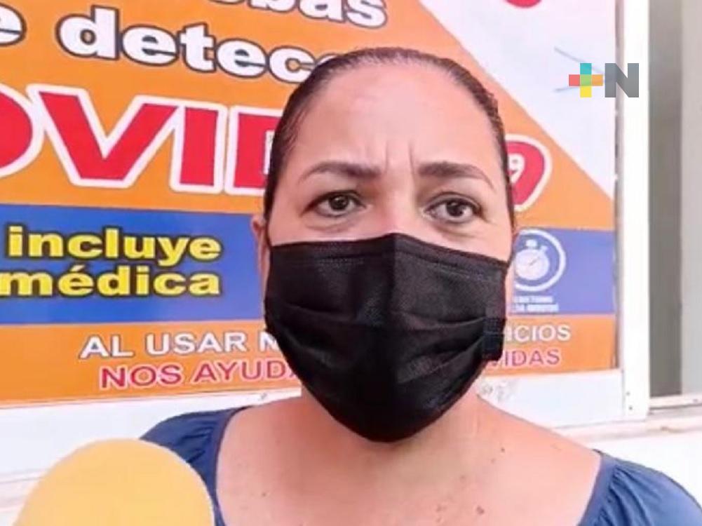Aumentan atenciones en Cruz Roja Coatzacoalcos para pruebas antiCovid