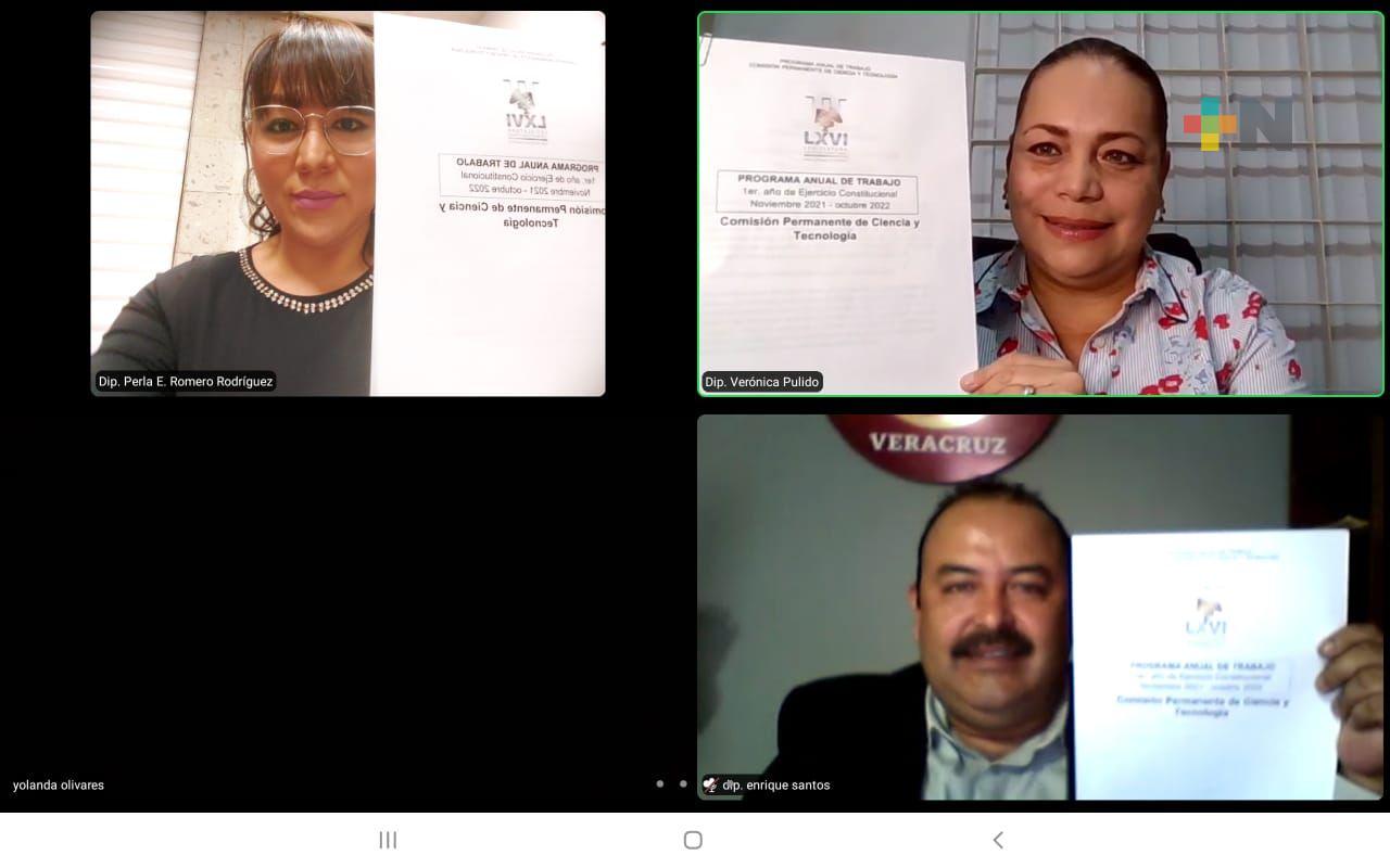 Aprueba Comisión de Ciencia y Tecnología su plan anual de trabajo