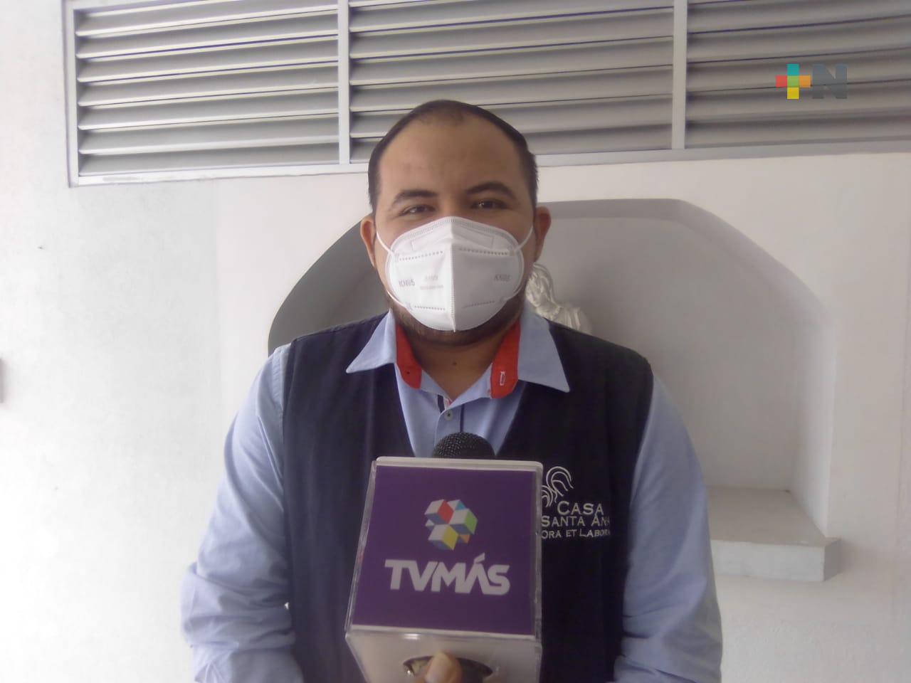 Casa Santa Ana de Boca del Río reporta flujo normal de migrantes