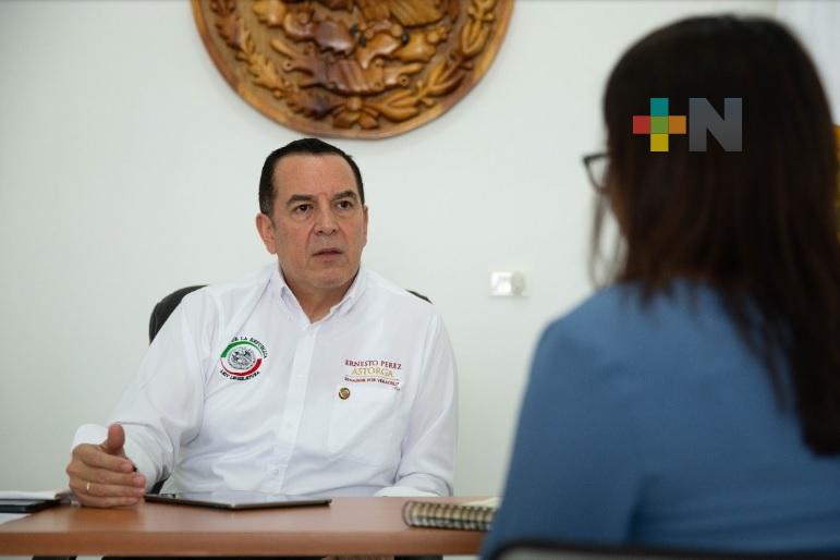En Veracruz se hacen bien las cosas, instituciones trabajan adecuadamente, afirma el senador Pérez Astorga