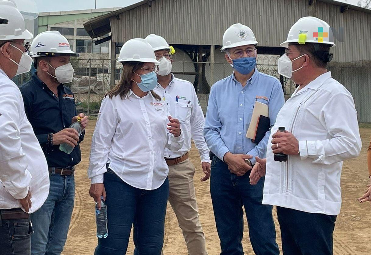 La secretaria de Energía, Rocío Nahle visitó Tuxpan