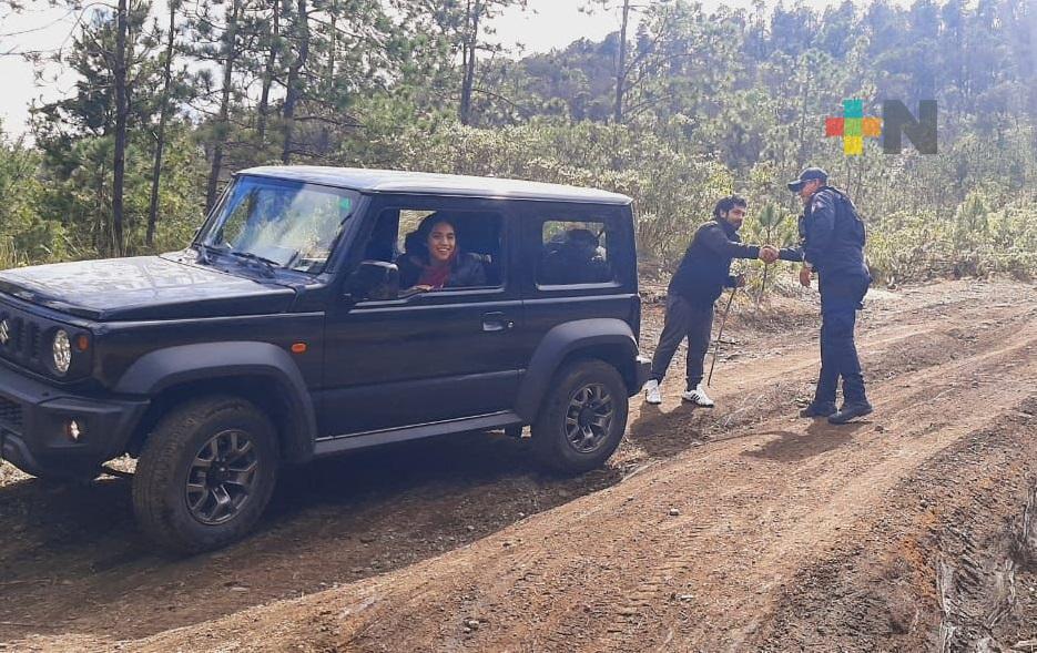 Realiza SSP operativo coordinado con GN y SEMAR en la zona del Pico de Orizaba