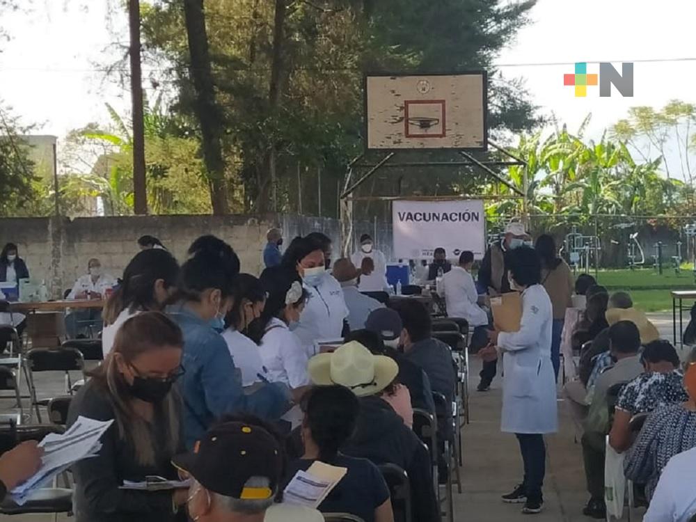 En cinco municipios veracruzanos realizaron Jornadas de Vacunación antiCovid