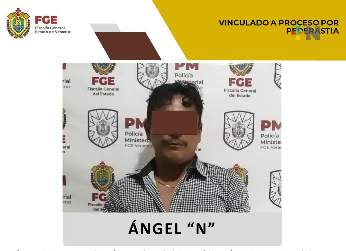 Por pederastia vinculan a proceso a Ángel «N», al sur del estado