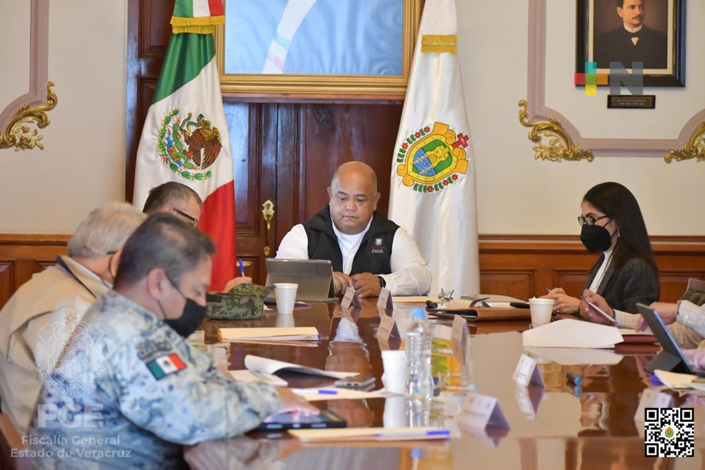 El secretario de Gobierno, Eric Cisneros presidió la Mesa de Construcción de la Paz