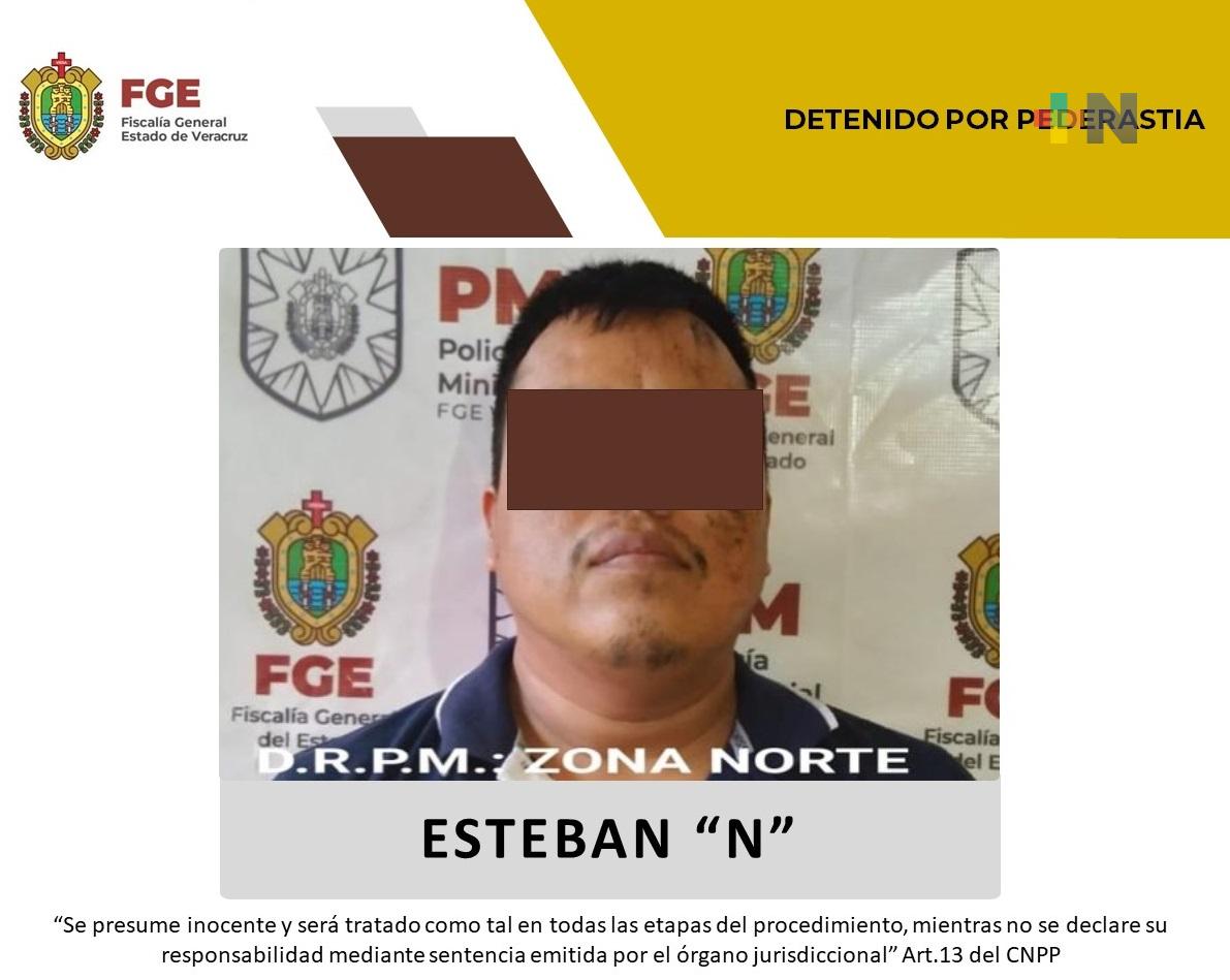 Cumplimenta Policía Ministerial orden de aprehensión por pederastia, en Tuxpan