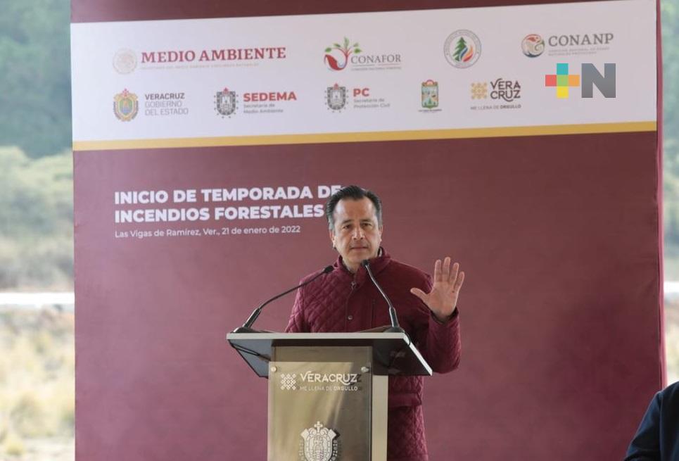 Veracruz preparado para la Temporada de Incendios Forestales 2022