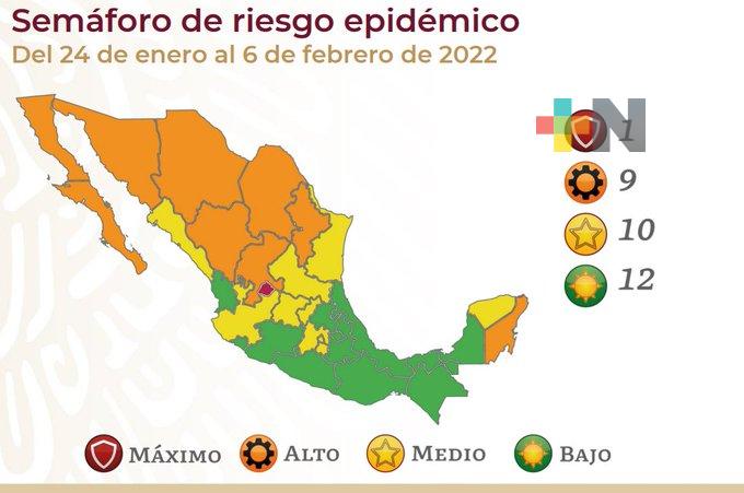 Continúa Veracruz en verde según semáforo de riesgo epidemiológico