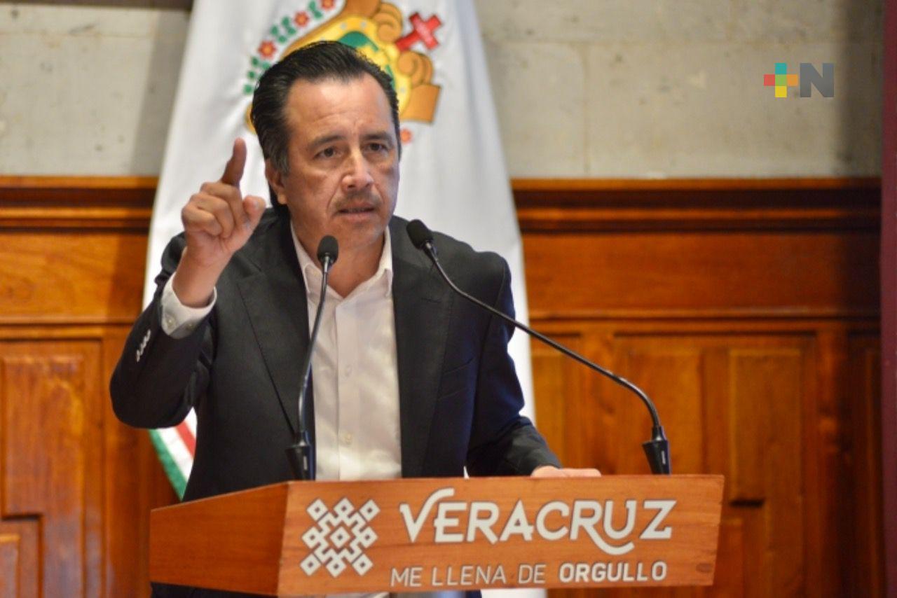 Cuestiona el Gobernador que hayan manchado al Senado con un acto ilegal, como lo es la Comisión para investigar a Veracruz
