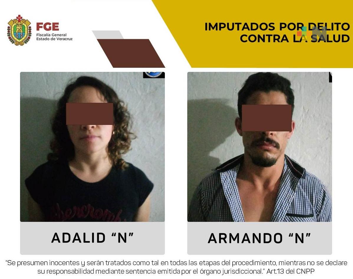 Son imputados por delito contra la salud, Armando «N» y Adalid «N»
