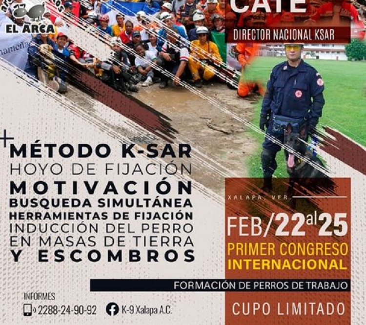 Xalapa será sede del congreso internacional de instrucción canina